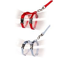 DUVO+ Uni Harness with Leash for Kittens Mix of Colours 15-25cm × 0.8cm-125cm - Harness