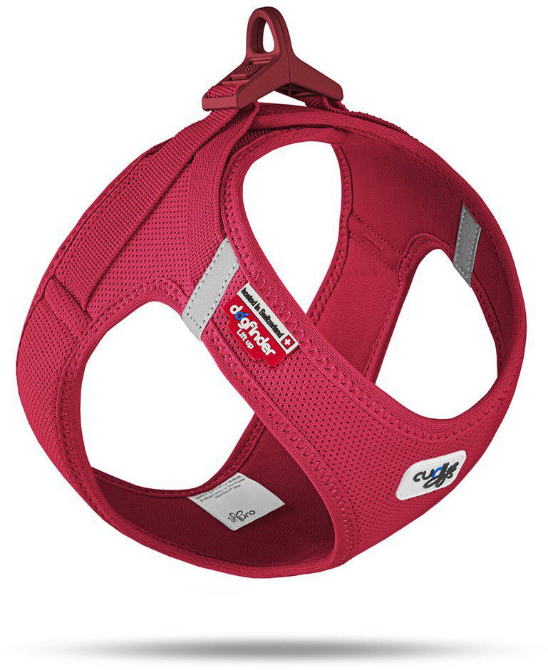 CURLI Harness for dogs with Air-Mesh Red XL 12-18 kg - Harness