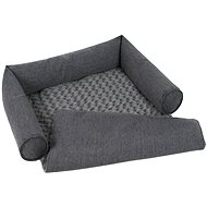 Olala Pets Den with Seat 60 x 45cm Dark Grey - Pet Bed