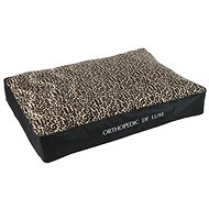 Olala Pets Orthopedic Mattress De Luxe 130 x 100cm, Leopard - Dog Bed