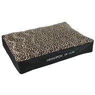 Olala Pets De Luxe Orthopedic Mattress 90 × 60cm, Leopard - Dog Bed