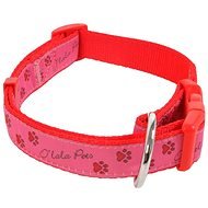 Olala Pets Paw Collar 15mm x 30-50cm, Pink - Dog Collar