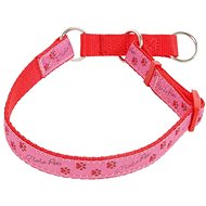 Olala Pets collar half paws 20 mm x 33-52 cm, pink - Dog Collar