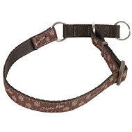 Olala Pets collar half paws 20 mm x 33-52 cm, brown - Dog Collar