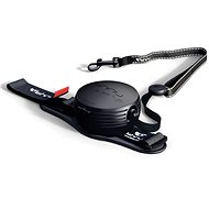 Lishinu2 belt leash, black (6-12kg) - Leash
