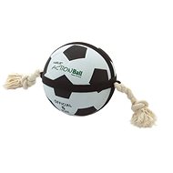 KARLIE-Flamingo Action Ball, White/Black, 22cm - Dog Toy Ball