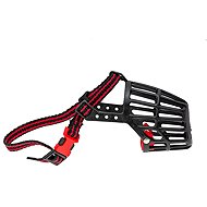 Karlie-Flamingo Muzzle Plastic Black D: 21cm W: 25-28cm - Dog Muzzle