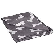 Karlie-Flamingo Fleece Blanket, Gray Bone 150 × 130cm - Dog Blanket