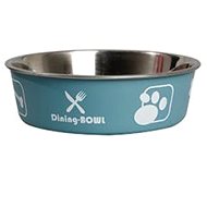Karlie-Flamingo Stainless-steel Bowl with Plastic Coating - Dog Bowl