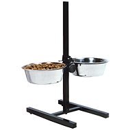 Karlie-Flamingo Bowl Stand with Stainless-steel Bowls 2 x 22cm, 2,5l - Dog Bowl