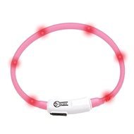 Karlie-Flamingo LED svetelný obojok pre mačky ružový obvod 20 – 35 cm - Obojok pre mačky