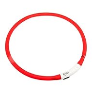 Karlie-Flamingo LED Light Collar, Red, Circumference of 20-75cm - Dog Collar