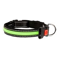 Karlie-Flamingo LED nylon collar green with USB charging, 66cm - Dog Collar