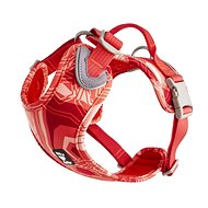 Hurtta Weekend Warrior Harness, Coral Camo 40-45cm - Harness