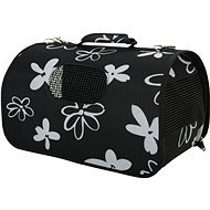 Zolux Flower Bag Travel S Black 21 x 36 x 24cm - Carrier Bag for Pets