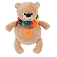 Zolux ROUND BEAR Plush, Brown, 24cm - Dog Toy