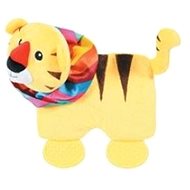 Zolux SQUARE TIGER Plush Yellow 21,5cm - Dog Toy