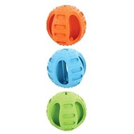 CHPrk1288 Rubber BONE BALL 7,5cm Mixed Colour - Dog Toy
