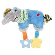 Zolux ELEPHANT COLOR Plush, Blue 20cm - Dog Toy