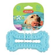 Zolux BONE MOOS TPR POP 13cm Blue - Dog Toy