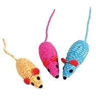 Zolux Cat Toy Elastic Mouse Colour Mix - Cat Toy