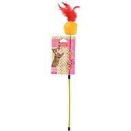 Toy Cat Pole Pompom Fishing Zolux Colour Mix - Cat Toy