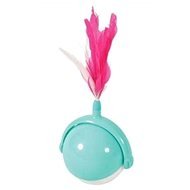 Cat Toy Mechanical Ball with Zolux Feathers - Cat Toy