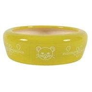Zolux  Ceramic Bowl,350ml, Yellow - Cat Bowl