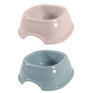 Zolux NEW Plastic Anti-slip Bowl, 1l, Mixed Colour - Dog Bowl