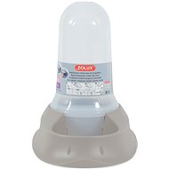 Zolux SMOL Bowl with Water/Feed Supply, 3,5l, Beige - Dog Bowl