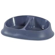 Zolux SMART Plastic Double bowl 2x0,25l, Antrac - Cat Bowl