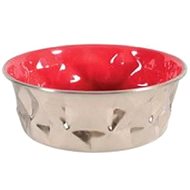 Zolux DIAMONDS Stainless-steel Bowl 2,6l Red - Dog Bowl