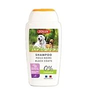 Zolux Dog Shampoo for Black Coats,  250ml - Dog Shampoo