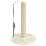 Zolux Scratcher Post with Toy, Beige 48cm - Cat Scratcher