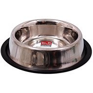 DOG FANTASY Stainless-steel Bowl with Rubber, 19cm, 0,47l - Dog Bowl