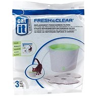 HAGEN Charcoal + Foam Rubber Fontain Catit New 3 pcs - Fountain Filter
