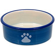MAGIC CAT Bowl Ceramic Cat Paw Blue 12.5 × 5cm - Cat Bowl