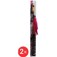 MAGIC CAT toy rod with feathers 45 cm 2 pcs - Cat Toy
