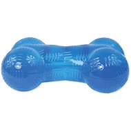 DOG FANTASY Strong Rubber Bone, Blue 11.4cm - Dog Toy
