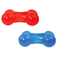 DOG FANTASY Strong Rubber Bone Toy - Dog Toy