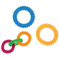 DOG FANTASY Roy Serrated Ring - Dog Toy