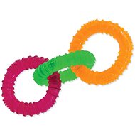 DOG FANTASY Toy 3 Rubber Rings, Coloured 16cm - Dog Toy