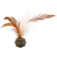 MAGIC CAT toy catnip ball with 3 feathers mix 3.5 cm - Cat Toy