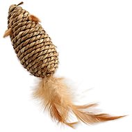 MAGIC CAT Toy Sea Grass with Feathers 18cm - Cat Toy Mouse