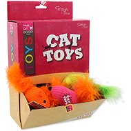 MAGIC CAT toy mouse cotton with cat shanty 6 cm 40 pcs - Cat Toy Mouse