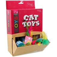 MAGIC CAT toy roller with feathers cotton 5 cm 24 pcs - Cat Toy