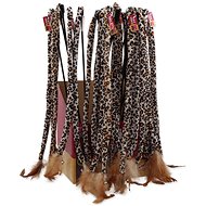 MAGIC CAT Toy Tail Tail Cotton with Feathers 42cm + 42cm 24 pcs - Cat Toy