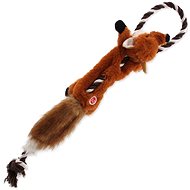 DOG FANTASY toy skinneeez with rope fox 57,5 cm - Dog Toy