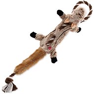 DOG FANTASY toy skinneeez with rope chipmank 57,5 cm - Dog Toy