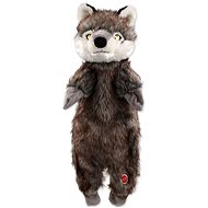DOG FANTASY  Skinneeez Wolf Plush 50cm - Dog Toy